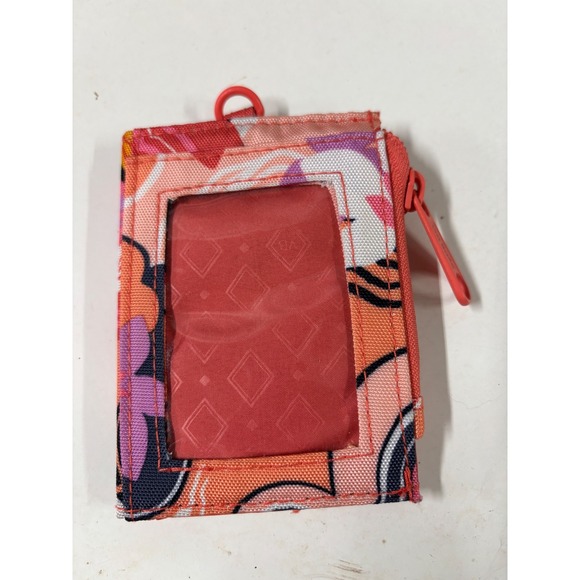 Vera Bradley Mini Sling Backpack Floral Psychedelic Red Orange with ID Case main image 5